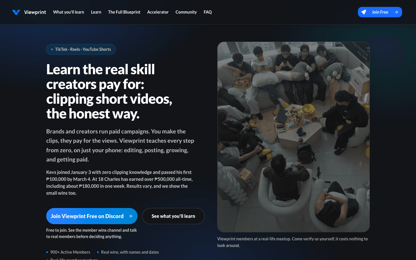 Viewprint public homepage